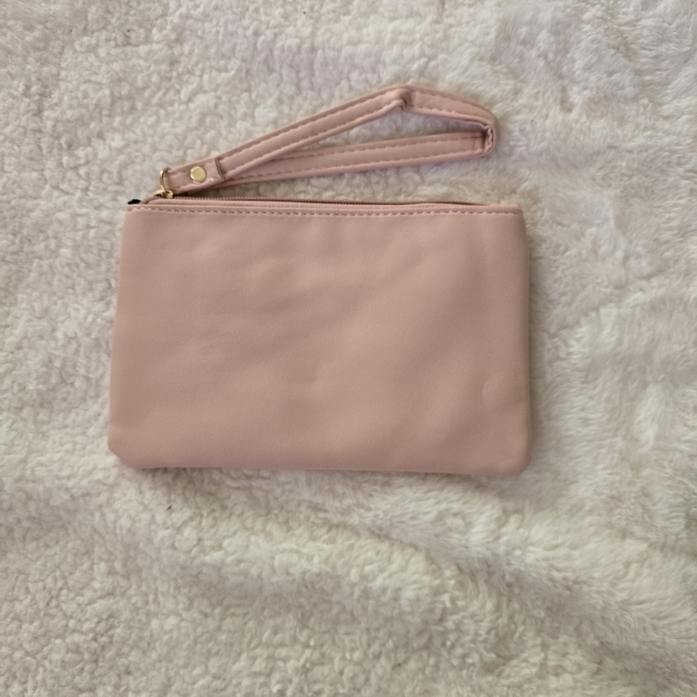 Elegant Pink Wristlet Clutch